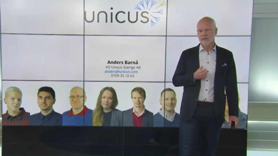 Anders Barnå vd Unicus Stockholm