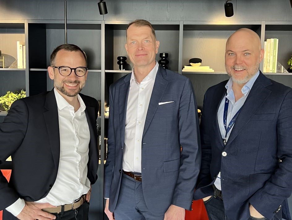 Mattias Forsberg – CIO, Jonas Andersson – teamchef och Henrik Blixt – WorkBuddy